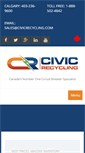 Mobile Screenshot of civicrecycling.com