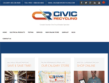 Tablet Screenshot of civicrecycling.com